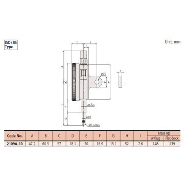 2109A-10 針盤式量錶